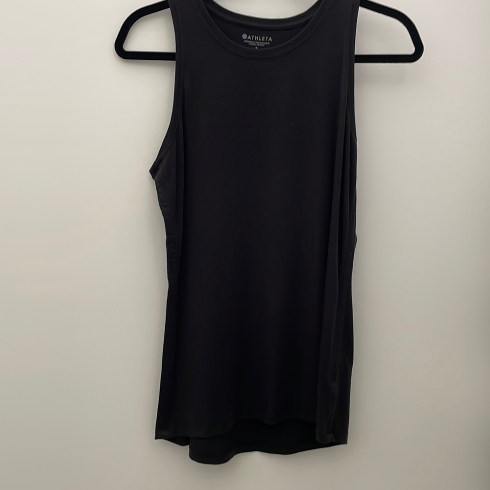 Long black Athleta tank